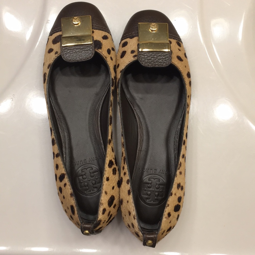 Tory Burch Pony Hair Flats -Authentic size 5